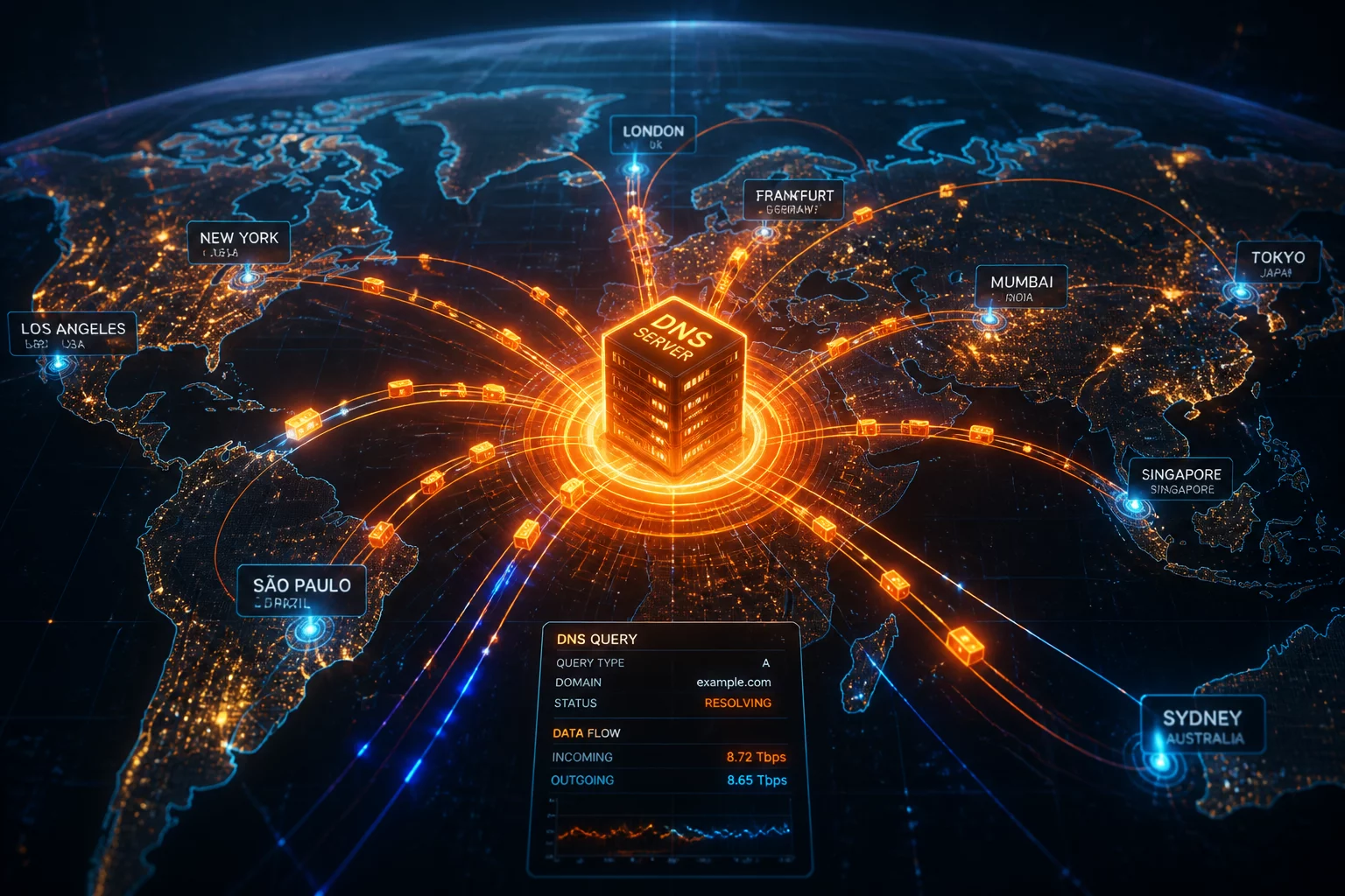 DNS resolution hierarchy and internal authoritative zoning blueprint