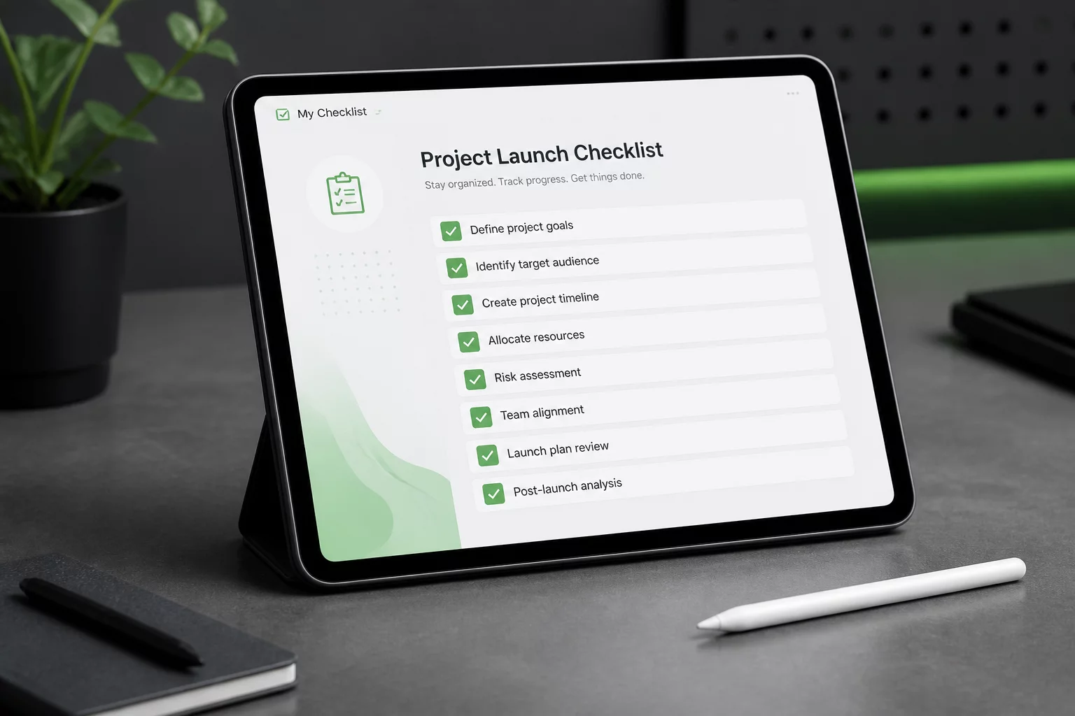 Functional Recovery Checklist Diagram